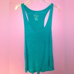 Blue tank top. Size: Extra Small